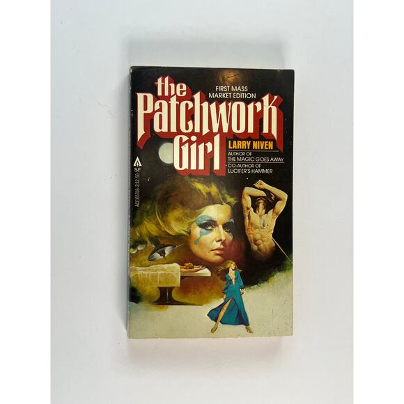 Vintage Science Fiction Paperback The Patchwork Girl Larry Niven 1980 Ace Book - Picture 1 of 8